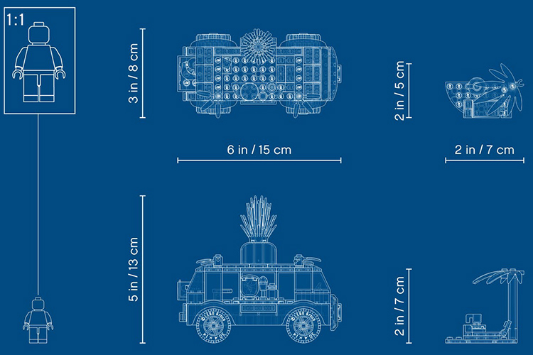 Đồ Chơi Lắp Ghép LEGO Friends Xe Tải Trái Cây 41397