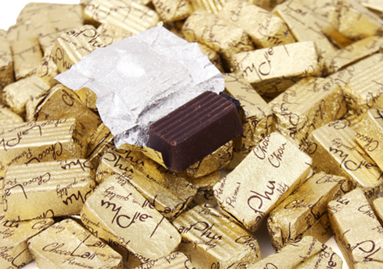 Kẹo Chocolate Gillia Vuông Ly 150g)