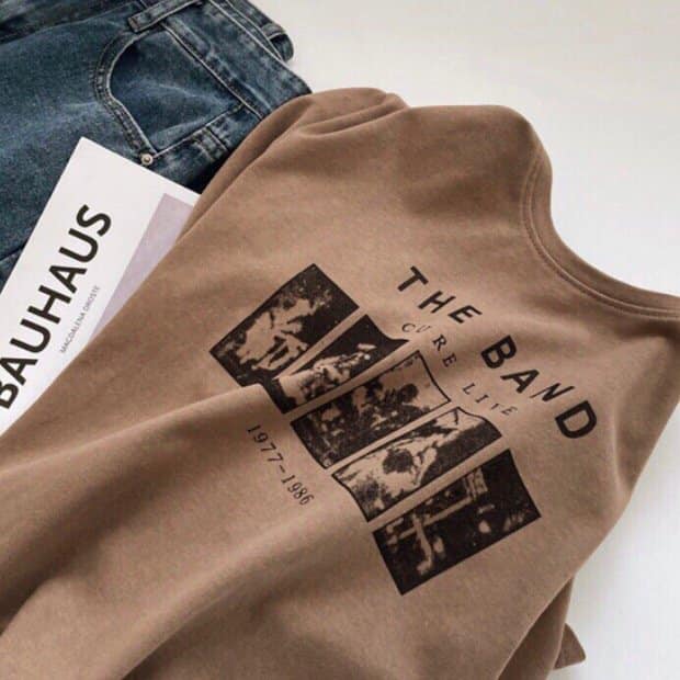 Áo thun tay lỡ form rộng unisex - Áo phông nam nữ oversize - T shirt the band