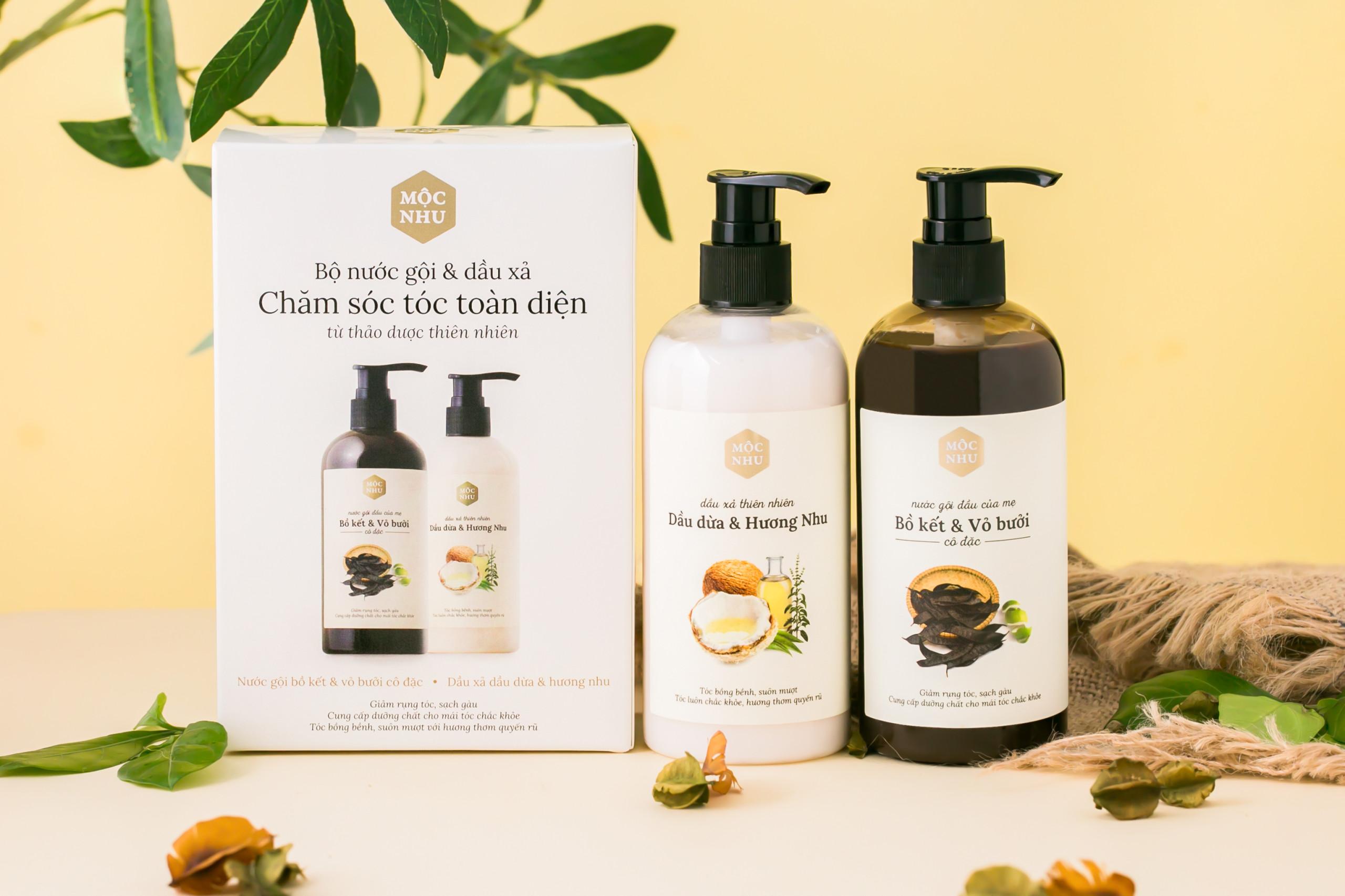 Nước gội đầu bồ kết Mộc Nhu