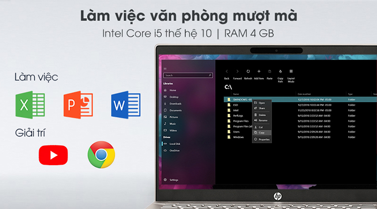 Laptop HP Pavilion 14-ce3014TU 8QP03PA (Core i3-1005G1/ 4GB DDR4/ 256 GB PCIe NVMe/ 14FHD/ Win10) - Hàng Chính Hãng
