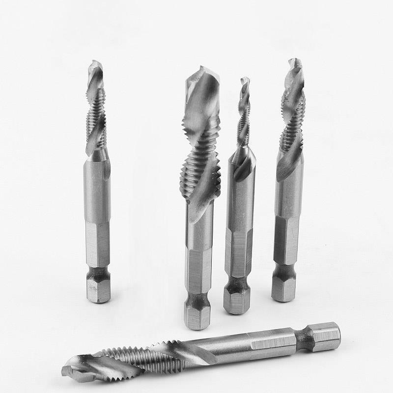 Bộ 6 Mũi Khoan Taro HSS 4341 Tạo Ren Cao Cấp, giúp tiết kiệm thời gian thi công, tiết kiệm chi phí siêu tiện lợi. M3, M4, M5, M6, M8, M10