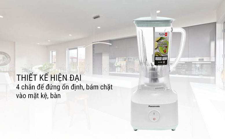 Máy Xay Sinh Tố Panasonic MX-M100GRA (260W - 1.0 Lít) - Hàng Chính Hãng - Trắng