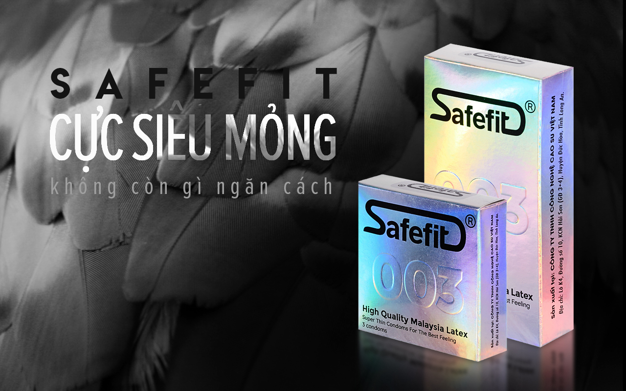 bộ 3 hộp bao cao su safefit siêu mỏng 0.03mm - hộp 3 chiếc 1