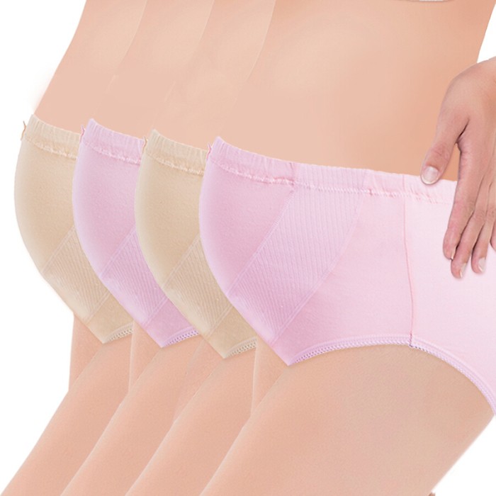 Combo 4 Quần Lót Cotton Cho Phụ Nữ Mang Bầu Aibo M109 (Size XXL) Combo 4 Quần Lót Cotton Cho Phụ Nữ Mang Bầu Aibo M109 (Size XXL)
