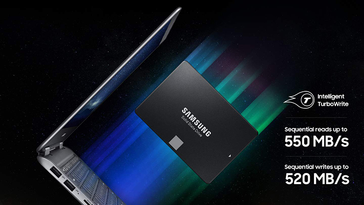 Ổ Cứng SSD Samsung 860 Evo MZ-76E2T0BW 2TB Sata III 2.5 inch - Hàng Nhập Khẩu