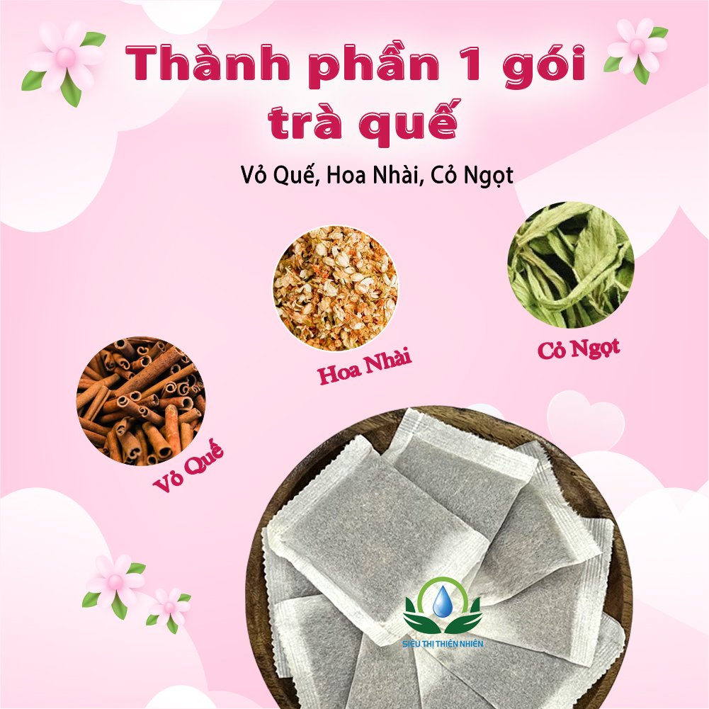 Trà Vỏ Quế hộp 30 Túi Lọc x 3Gram của Siêu Thị Thiên Nhiên