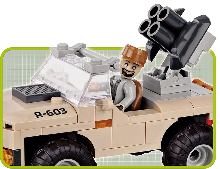Đồ Chơi Lắp Ráp Xe Pháo Binh Sa Mạc COBI - 2199