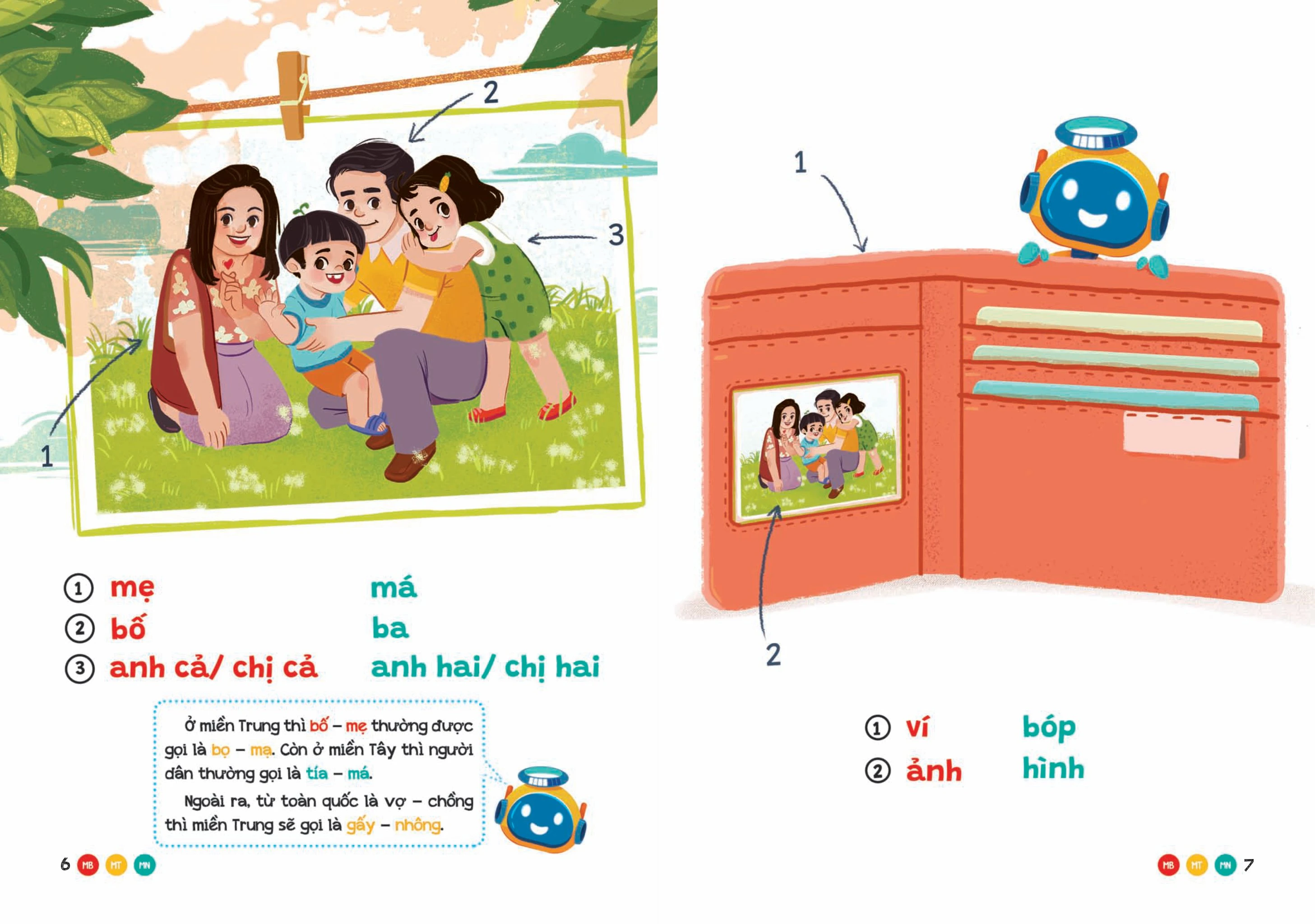 Combo Phương Ngữ Việt Nam - Từ Vựng Phong Phú Cho Bé ( 3 Cuốn)