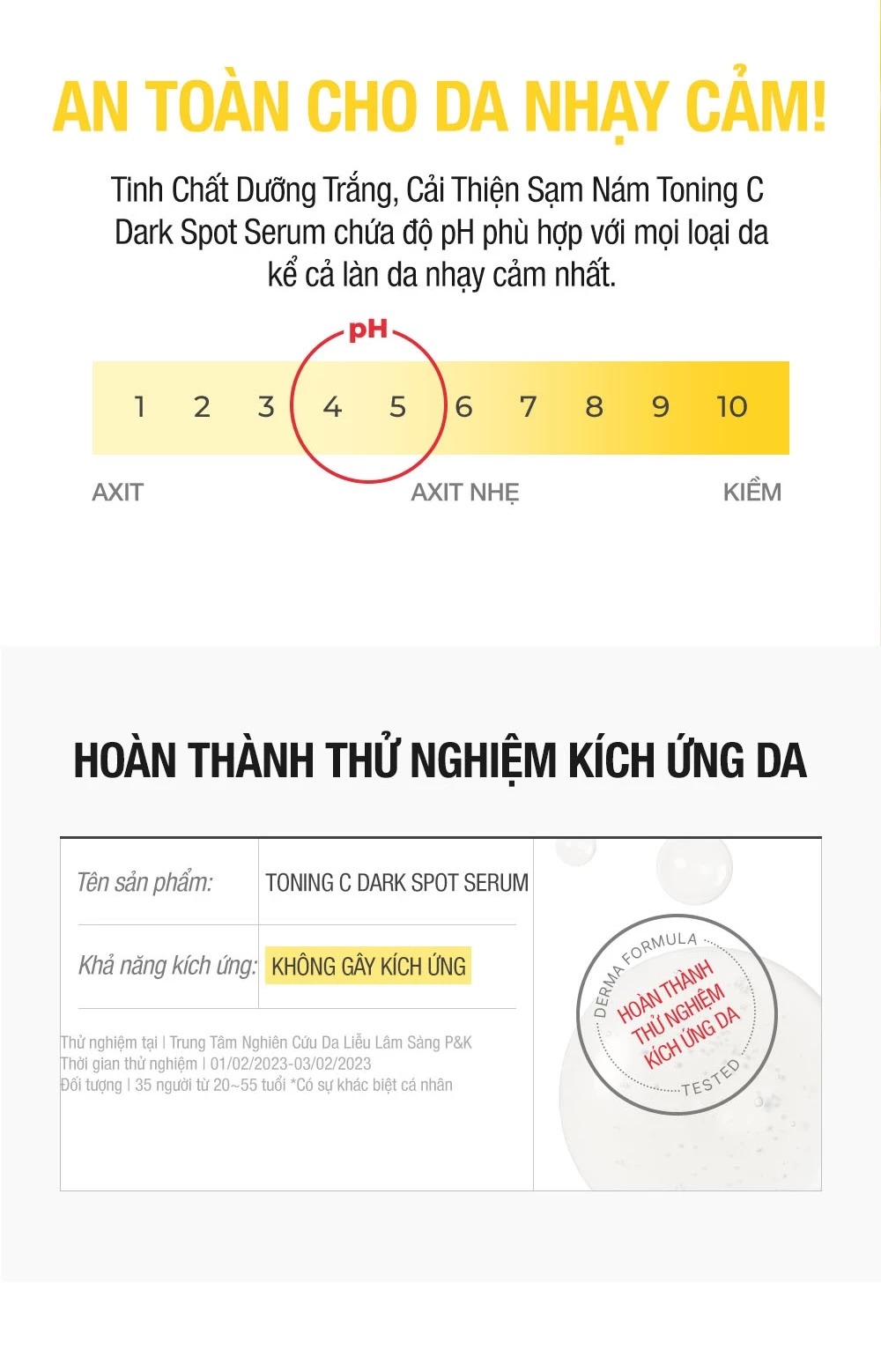 Tinh Chất Dưỡng Trắng, Cải Thiện Sạm Nám Cell Fusion C Toning C Dark Spot Serum 