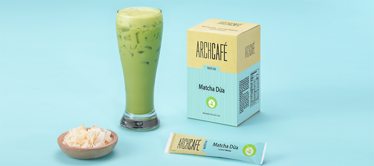 Matcha Dừa Archcafé (12 gói x 18g) Matcha Dừa Archcafé (12 gói x 18g)