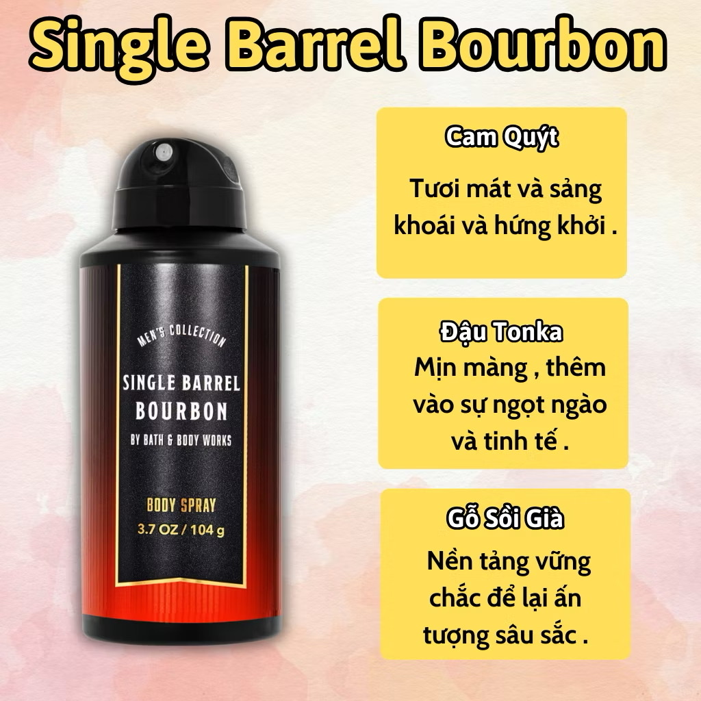 Body Mist Nam Bath And Body Work 104g - Body Spray Nam - Body Mist Nam Chính Hãng
