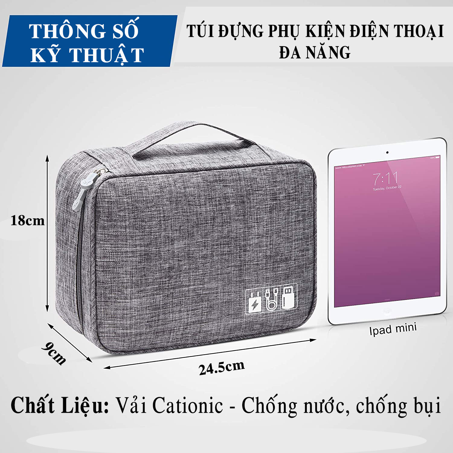 Túi đựng phụ kiện công nghệ