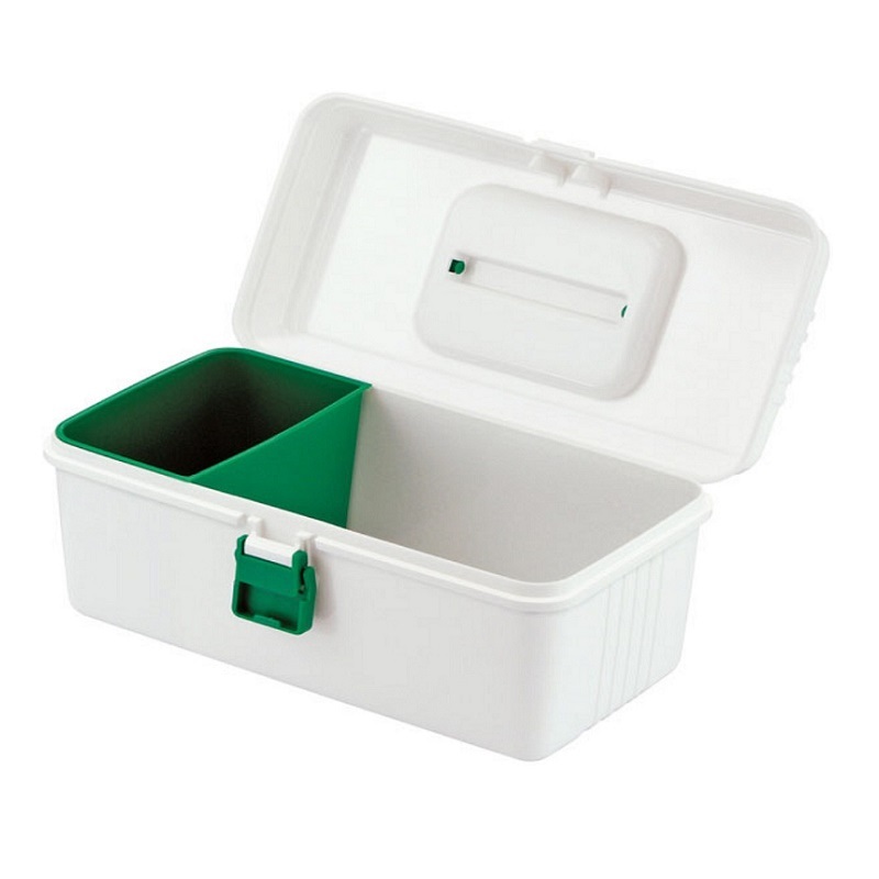 Hộp đựng thuốc & dụng cụ y tế Fudo Giken, thiết kế làm 2 ngăn dễ dàng phân chia đồ - nội địa Nhật Bản 