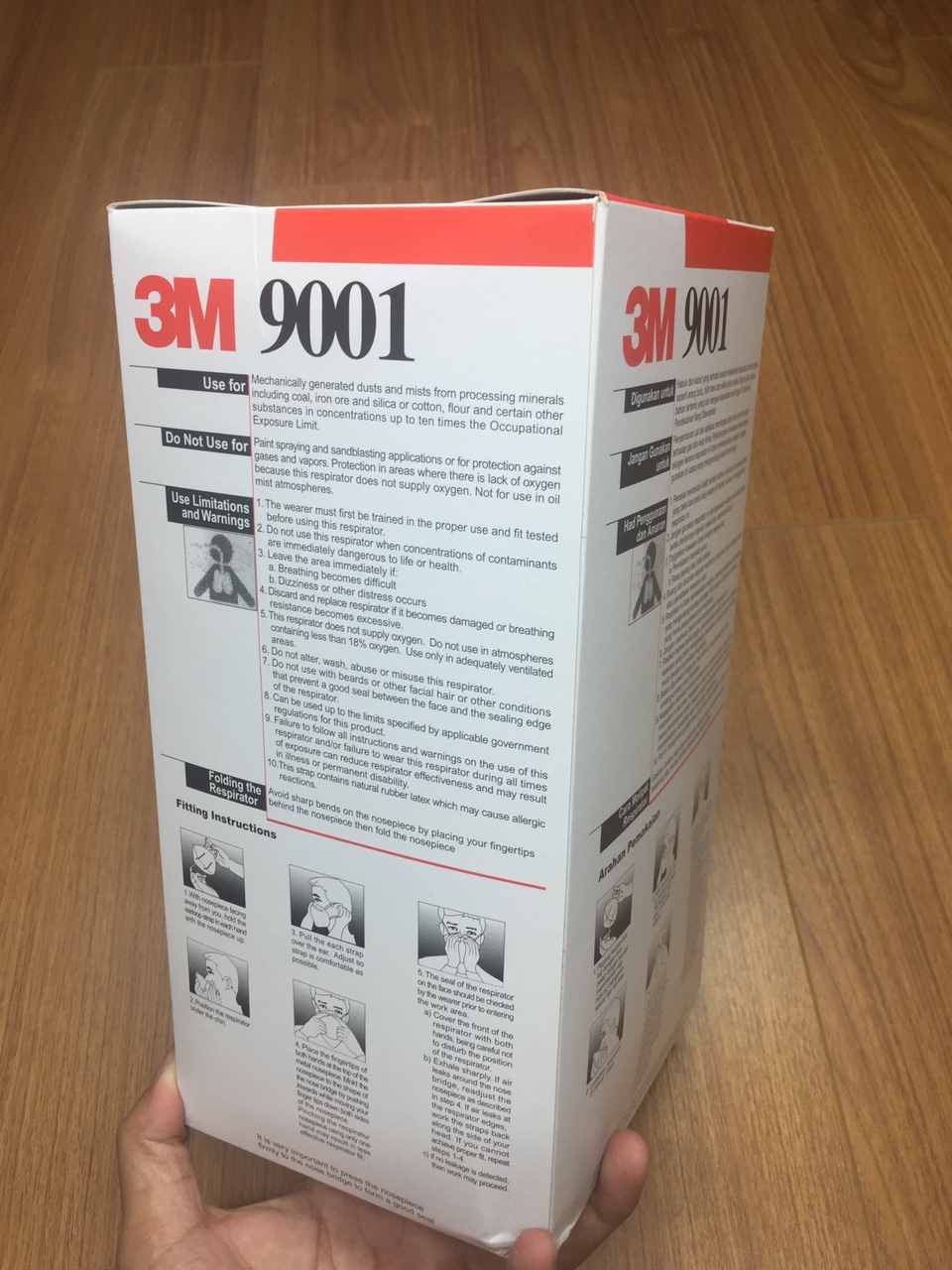 1 Box 3M FaceMask 9001 (50 cái)
