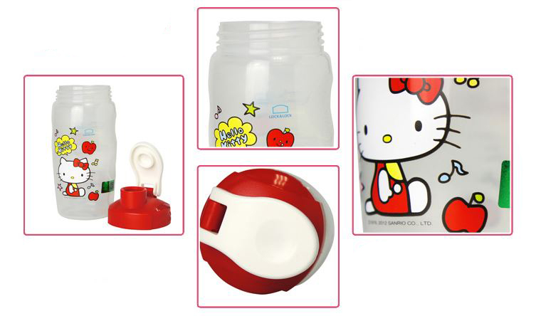Bình Nước Trẻ Em LOCK&LOCK HELLO KITTY HPP726-AKT