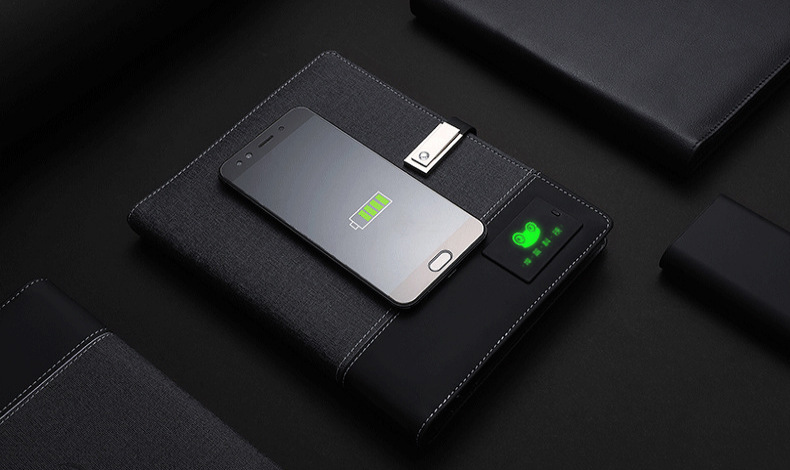 Sổ tay tích hợp sạc dự phòng (8.000 mah) + USB (16GB)-BAOKE/NB2725
