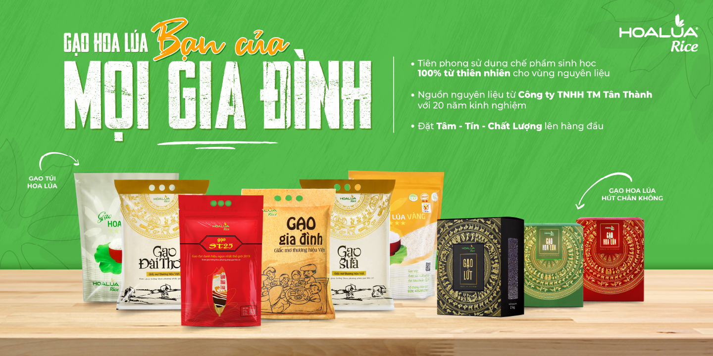 gạo hoa lúa xanh - túi 5kg - dẻo vừa, mềm cơm, thơm tự nhiên 1