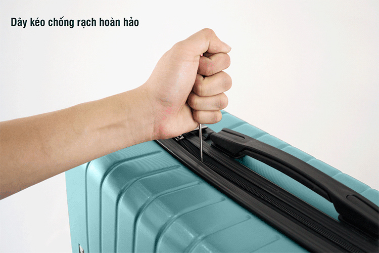 Vali Chống Trộm TRIP PC911 (Size 70cm) - Xanh Ngọc