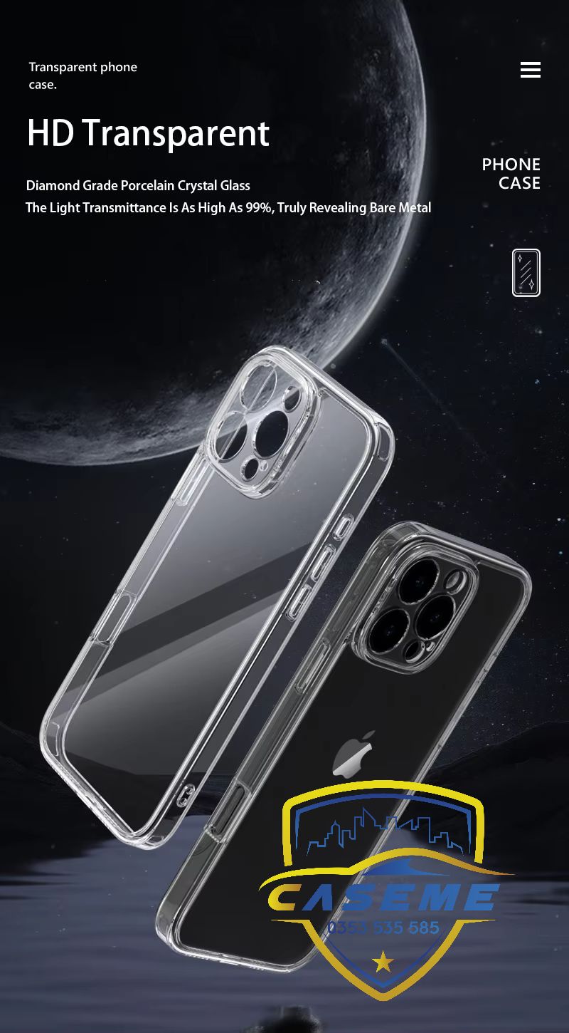 Ốp lưng cho iPhone 16 Pro Max, iPhone 16 Pro, iPhone 16 Plus, iPhone 16 hiệu LIKGUS trong suốt bảo vệ camera, chống ố, chống sốc cao cấp - Hàng chính hãng.