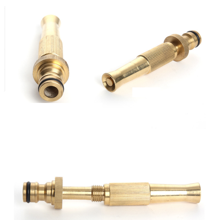 Bộ dây vòi xịt nước rửa xe,tưới cây,loại 7m,10m 206587 đầu đồng,cút đồng+móc khoá