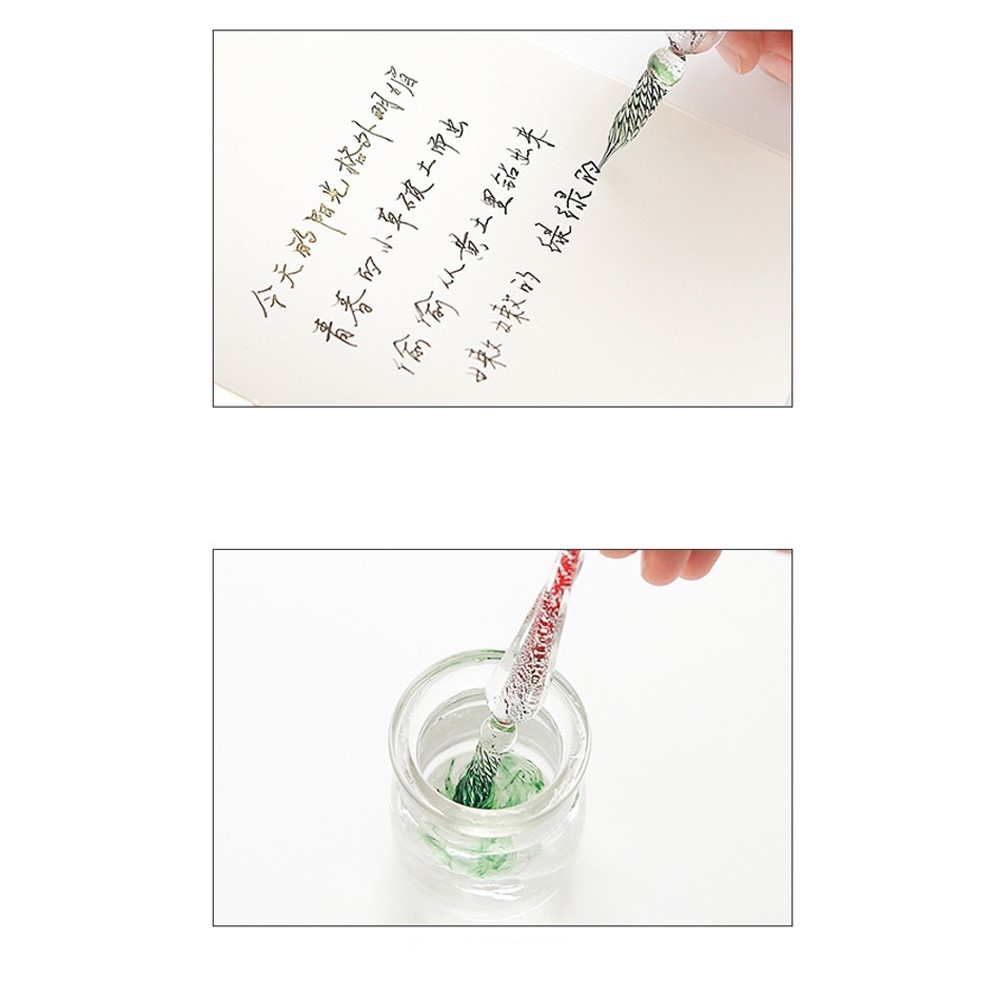 Hộp Quà Tặng Bút Thủy Tinh Chấm Mực