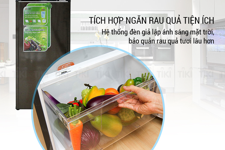 Tủ Lạnh Inverter Mitsubishi MR-FV28EJ-BR-V (231L)