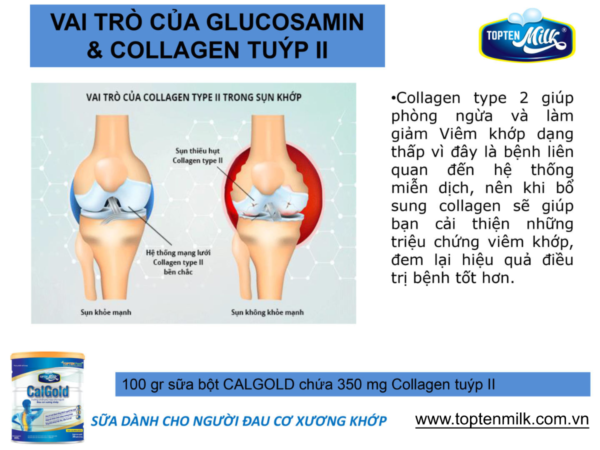 Sữa xương khớp ,bổ sung canxi cal gold 400g topten milk