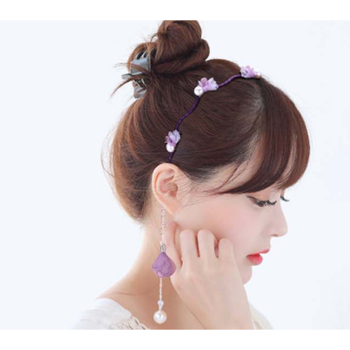 Bờm và bông tai Vintage dễ thương 2in1 thời trang Hàn Quốc BN98