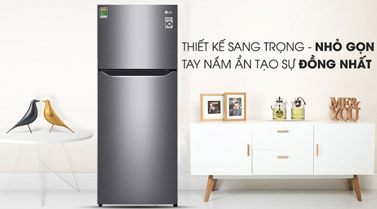 Tủ lạnh Inverter LG GN-L225S (209L) - Hàng Chính Hãng