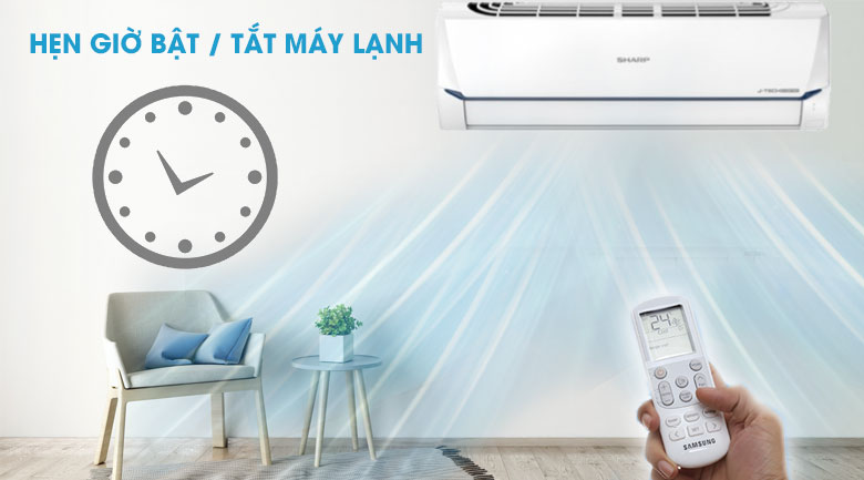 Máy Lạnh Inverter Sharp AH-X9XEW (1.0HP) - Hàng Chính Hãng - Chỉ giao tại Cần Thơ