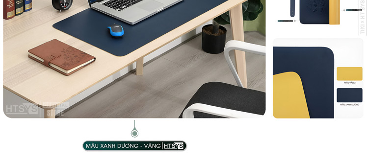 Tấm lót chuột HT SYS đa dụng - PU chống nhăn, thiết kế đẹp, độ bền vượt trội