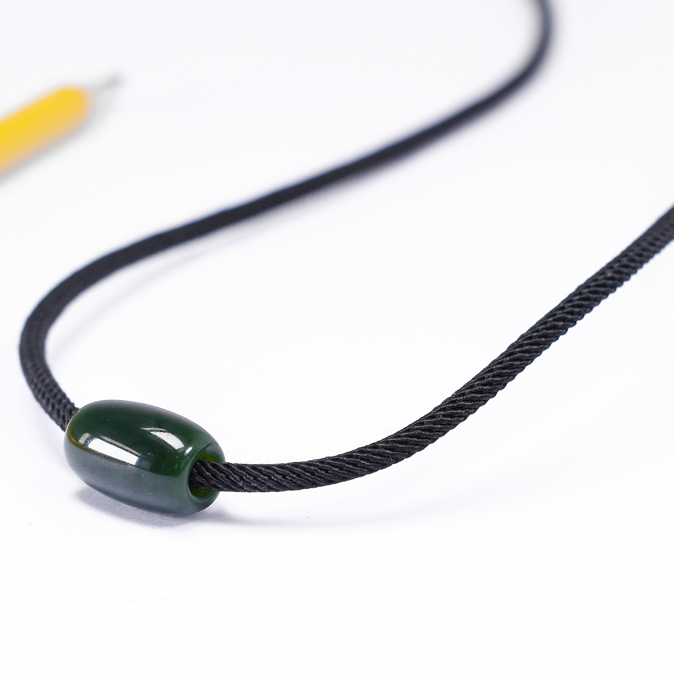 Mặt dây chuyền lu thống đá ngọc bích mệnh hỏa , mộc - Ngọc Quý Gemstones