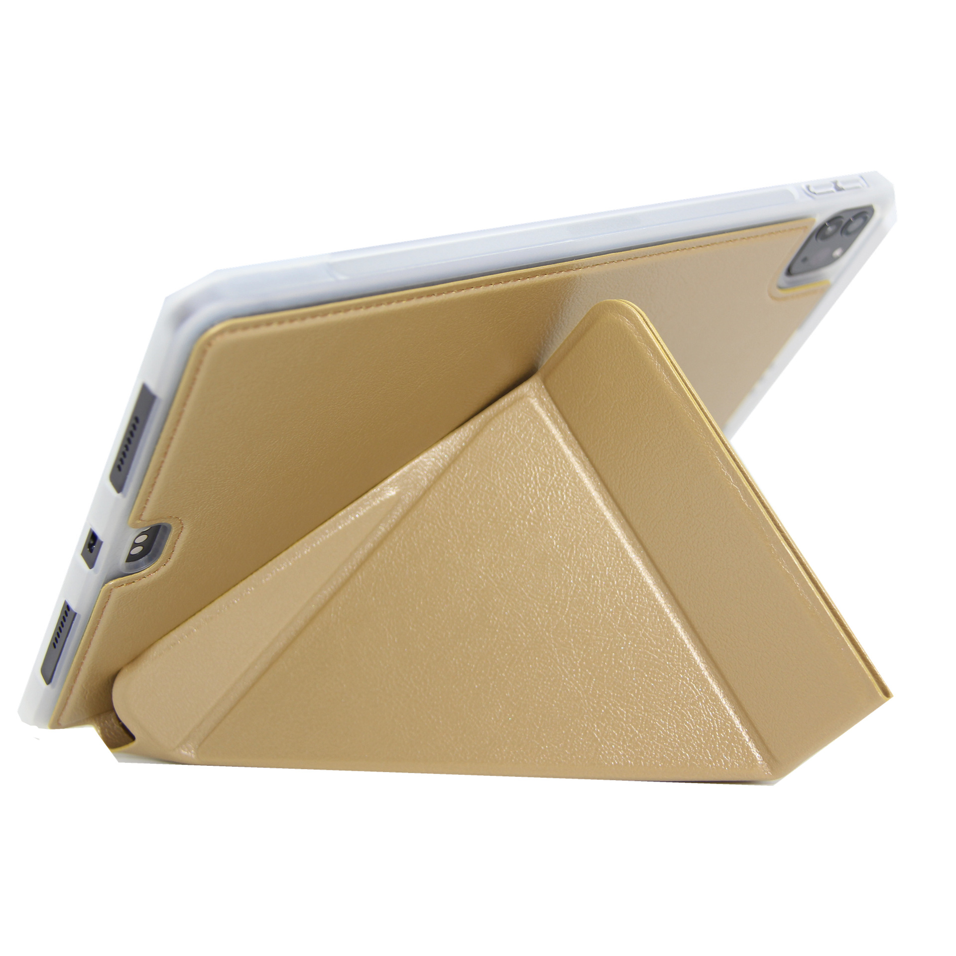 Bao Da Cao Cấp Dành Cho iPad Pro 13 inch M4 2024 Chính Hãng Onjess Lưng Silicon Chống Sốc, Gấp Dựng Đứng Và Ngang Tiện Lợi - Hàng Chính Hãng