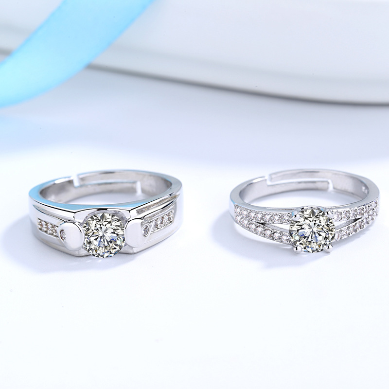 Nhẫn đôi nhẫn cặp thời trang hàn mẫu mới hot trend cực xinh NC18