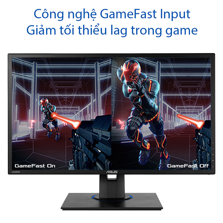 Màn Hình Gaming Asus VG245H 24 inch Full HD (1920 x 1080) 1ms 75Hz AMD FreeSync TN Stereo RMS 2W x 2 - Hàng Chính Hãng