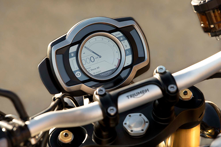 Xe Môtô Triumph Scrambler 1200 XE - COBALT BLUE/JET BLACK