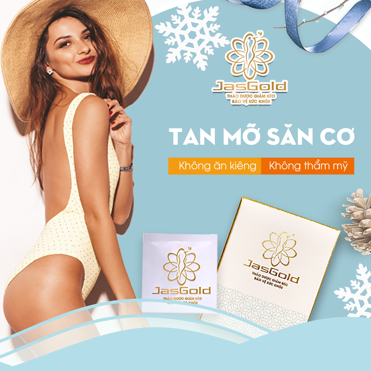 Trà Thảo Mộc Giảm Béo JasGold 1