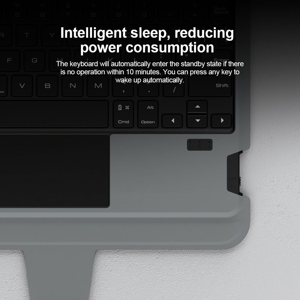 Bao Da Kèm Bàn Phím cho iPad Air 6 11 inch / iPad Air 6 13 inch 2024 Nillkin Bumper Combo Case Keyboard - Hàng Chính Hãng