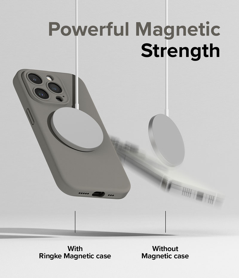 Ốp lưng dành cho iPhone 15 Pro Max/15 Pro/15 Plus/15 RINGKE Silicone Magnetic - Hàng Chính Hãng