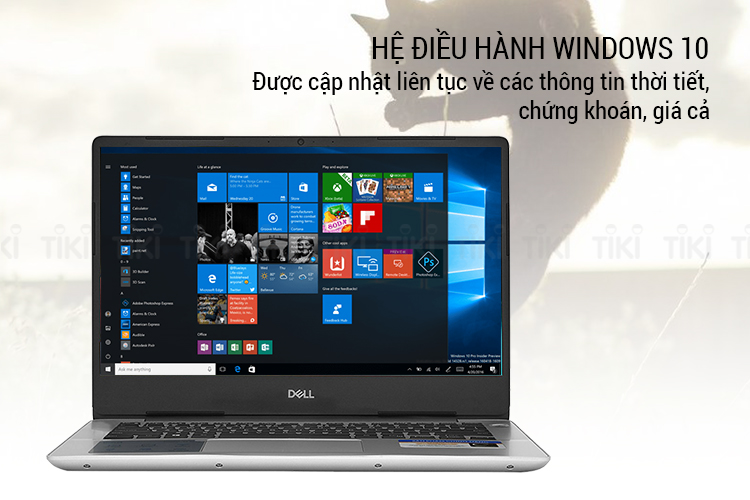 Laptop Dell Inspiron 5480 N5480B Core i5-8265U/ Win10 + Office365 (14 FHD) - Hàng Chính Hãng