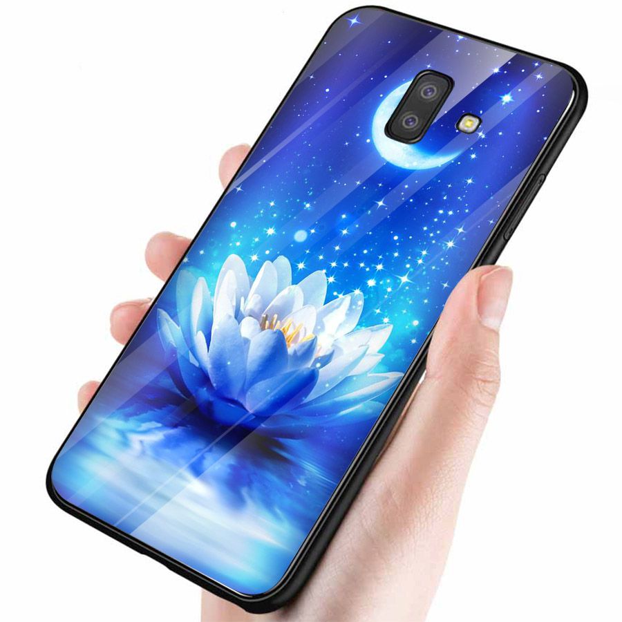 Ốp kính cường lực cho điện thoại Samsung Galaxy J4 - bướm đẹp MS BUOMD045