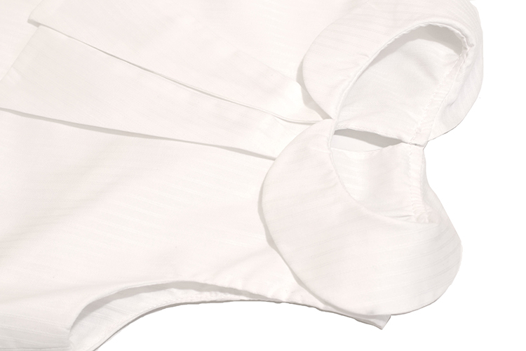 Đầm Bé Gái Trắng Xuông Dây Nơ Dáng Ngắn KIKA GND-0011