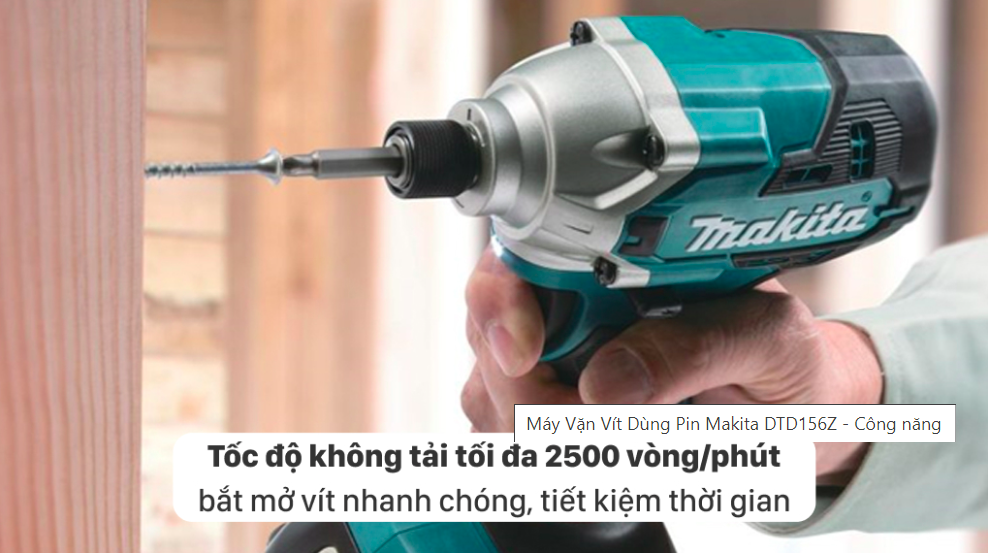 Máy vặn vít MAKITA DTD156Z (18V)