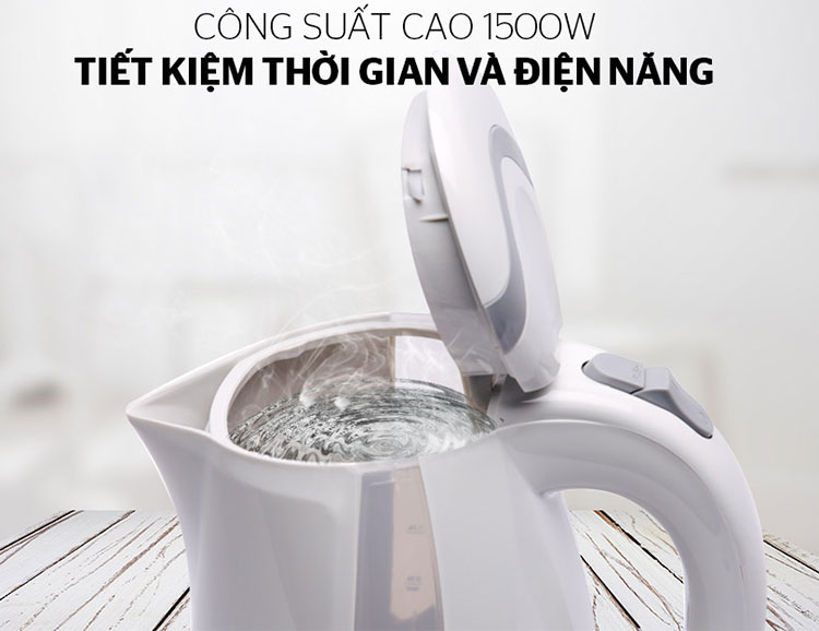 Ấm Siêu Tốc Sunhouse SHD1300 - 1.7L (Trắng)- Hàng chính hãng