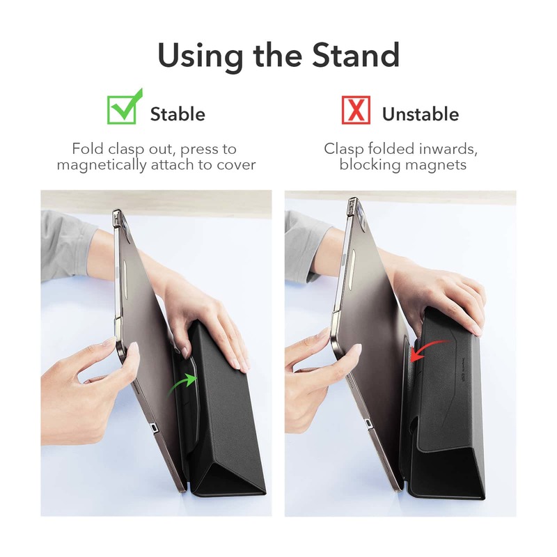 Bao Da Dành Cho iPad Air 4/ Air 5/ Air 6 ESR Ascend Trifold Hard Case - Hàng Chính Hãng