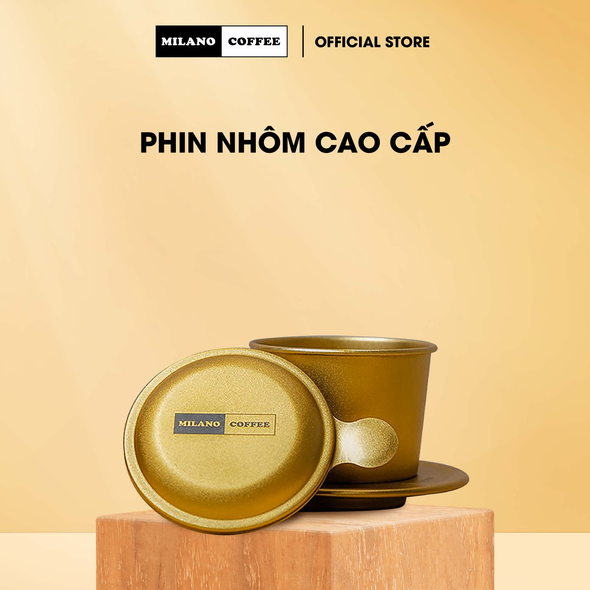 Phin pha cà phê MILANO COFFEE cao cấp dung tích 170ml