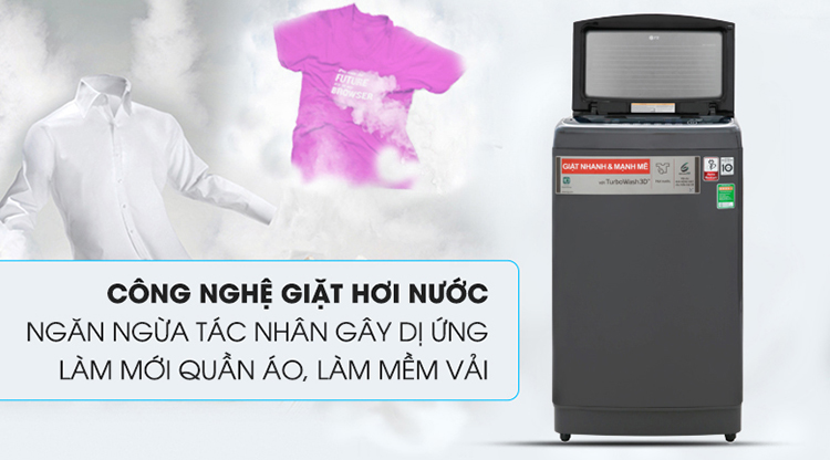 Máy Giặt Cửa Trên Inverter LG TH2113SSAK (13kg)