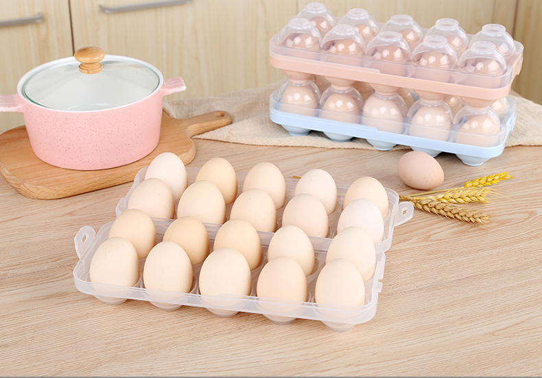 Khay đựng trứng bằng nhựa đa năng tiện dụng( Màu Xanh )