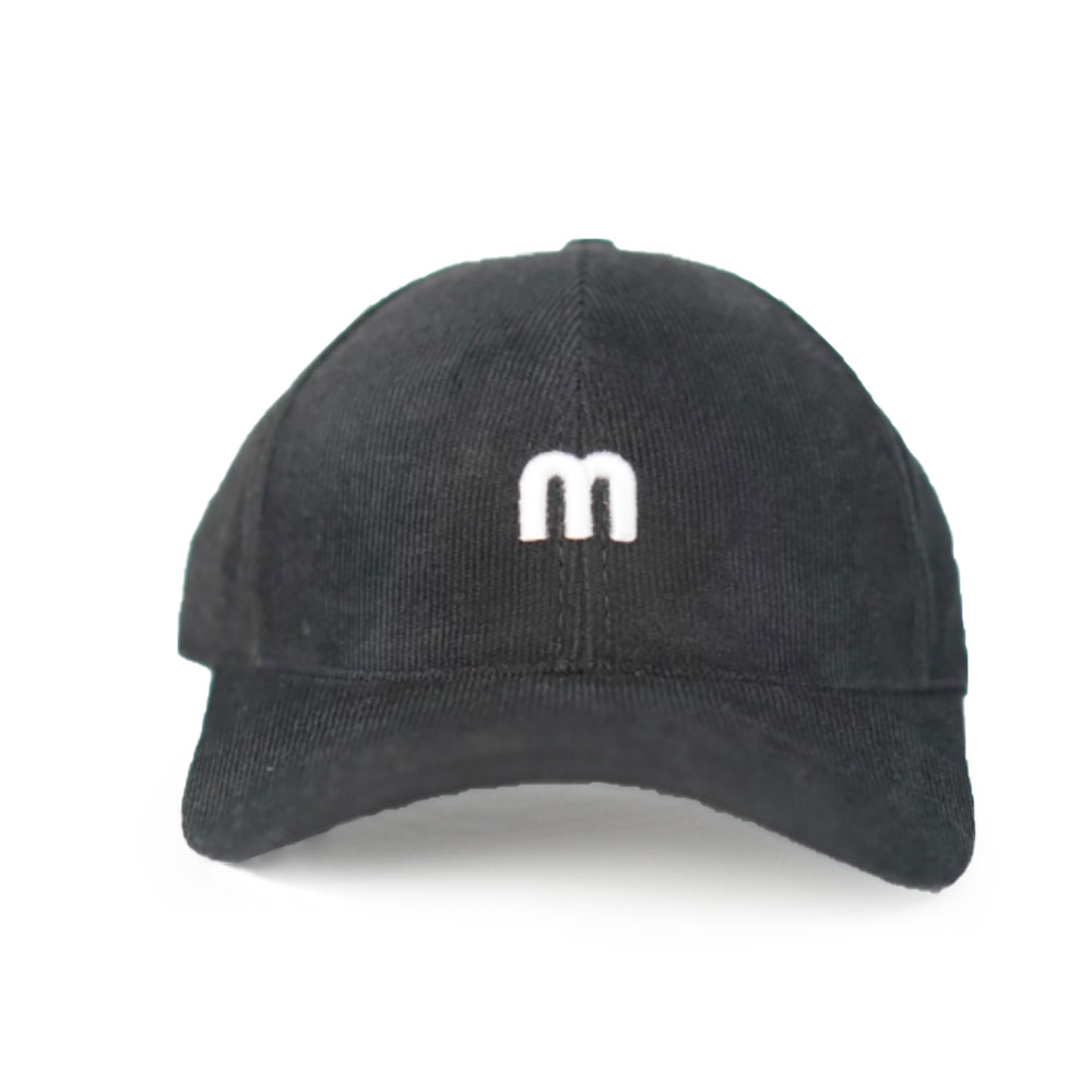 Mũ lưỡi trai - nón Ulzzang vải kết nhung thêu chữ M unisex nam nữ chống nắng phong cách thời trang, cá tính